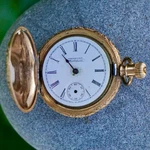 Waltham Pocket Watch C.1870 Fahys Montauk Gold-filled Hunter Case Not Workin. Fixed Price $387.55.