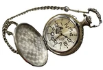 Vintage Details Quartz Japan Movement Pocket Watch Eagle Gold Silver W/ Chain. Fixed Price $28.00.