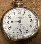 Illinois Santa Fe Special 24K Gold Fill Pocket Watch 21 Jewel Railroad Grade 806. Fixed Price $599.00.