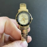 Womens Milan MLN129 PC21 Quartz Watch Gold Tone Black Accent Not Working. Fixed Price $10.00.