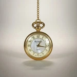 Gem Essence B7651 Woman's Pendant Chain Watch Qz, Mother - Of Pearl New. Fixed Price $65.00.