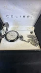 Colibri Gun Metal Men's Pocket Watch Quartz Japan Movement. Fixed Price $75.00.