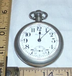 Illinois Watch Co. Silver 17 Jewel Pocket 1900S. Fixed Price $99.99.