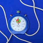 Heuer Vintage Stopwatch Blue Dial Manual Timer 3-BUTTON Function. Fixed Price $89.99.