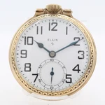 Vintage 16S 1950 Elgin 17 Jewel Mechanical Pocket Watch 574 10K Rgp Usa. Fixed Price $282.50.