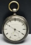 FAPW713 1870 Coin Silver Waltham P/w, Grade Wm Ellery, Size 18S, 11 J, Works.. Fixed Price $247.99.