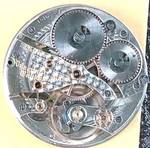 FC1: 16S Railroad 23J Waltham Vanguard Checkerboard Pocket Watch Movement 5 Pos. Fixed Price $185.00.
