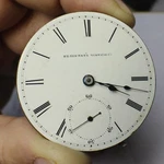 Vintage 1881 Elgin Pocket Watch Movement 18S Grade 6 7J Good Balance Nice Dial. Fixed Price $29.95.