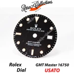 Rolex Dial 16750 Used Good Condition Black Gmt-master Tritium. Fixed Price $385.17.