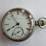 1881 Elgin Pocket Watch Grade 6 18S, 7J Later Oresilver Case -needs Service. Fixed Price $130.00.