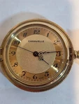 Vtg Women's Caravelle Bulova Swiss Made Pocket Watch Keeps Time 1960S 24" Chain. Fixed Price $108.87.