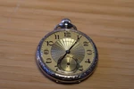 Illinois Grade 404 12S Open-face Pocket Watch 17J Fancy Dial, 1915, Usa. Fixed Price $295.00.