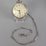 Chronometer C. Bucherer 15J 3 Adj Pocket Manual Wind Up Watch Swiss Made W/chain. Fixed Price $149.95.