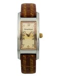 Tommy Bahama TB2090 Women's Rectangle Curved Case Spray Dial Steel Palms Watch. Fixed Price $388.33.