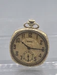 1923 Square Elgin Grade 345 12S Model 17J Gold Filled Pocket Watch. Fixed Price $299.00.