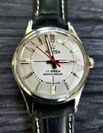 Rare Roamer Brevete Swiss Mens Manual Watch White Serviced. Fixed Price $179.99.