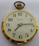 Vintage Satellite Mechanical Wind Up Pocket Watch Made Austria Restore. Fixed Price $29.00.
