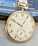 Tiffany's & Co Vintage 18K Y/ Gold 19 Jewels Ref 40859 Touchon Pocket Watch. Fixed Price $4950.00.