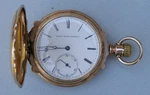 14 Kt Gold Elgin Pocket Watch Presented To Boxer Harry Gilmore, 1886. Fixed Price $4000.00.