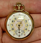 Vintage Working Imperial Pocket Watch Gold Filled Wadsworth Case 7 Jewels. Fixed Price $219.99.