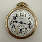 Illinois Bunn Special 23 Jewel 163 Type "ie" Gold Filled Railroad Pocket Watch. Fixed Price $2450.00.