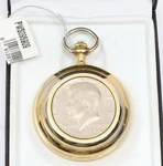 Vintage Colibri Quartz Hunter Pocket Watch 1976 Kennedy Half Dollar Nos Running. Fixed Price $39.99.