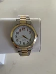 Accutime 4005LWM1 PC21J 29MM White Dial Woman Watch New Battery (#1493). Fixed Price $17.35.