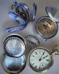 Vintage Elgin Coin Silver Pocket Watch 17 Jewels 8823062 / 1900S. Fixed Price $520.00.