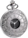 Hicarer Classic Quartz Pocket Watch With Roman Numerals Scale And Chain Belt. Fixed Price $18.69.