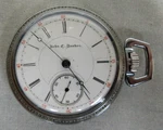 1892 Hampden 18S, Grade: John C. Dueber,model 2, 15J, Railroad (75). Fixed Price $225.00.