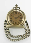 Relic Brown Mens Stainless Retro Gold Flip Fob Quartz Battery Pocket Watch. Fixed Price $16.58.