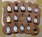 Pocket Stand Wall Mounted Display For Up To 15 Watches. Fixed Price $40.37.