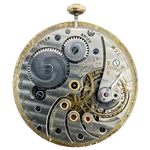 Antique 33.5MM Tavannes 17 Jewel Mechanical Pocket Watch Movement Swiss Made. Fixed Price $56.50.