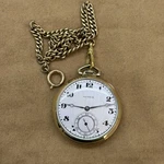 1923 Illinois Grade 406 12S Model 3, 19J Gold Filled Pocket Watch W/ Chain. Fixed Price $150.00.