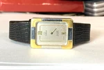 Omega 1350 Quartz Two Tone Deville Rectangle 24MM Dress Watch. Fixed Price $399.99.