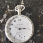Antique 1902 Elgin Pocket Watch Size 18S - Working Fahys Oresilver Train Case. Fixed Price $198.95.