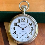 1925 Illinois Bunn Special 16S 21 Jewels Original Display Case Pocket Watch. Fixed Price $699.00.