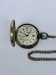 Vintage Colibri Pocket Watch W/date Silver Tone Quartz Swiss Parts Thailand Movt. Fixed Price $35.99.