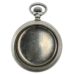 Antique 18S Keystone Coin Edge Open Face Pocket Watch Case Silveroid Usa. Fixed Price $50.85.