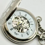 Antique Pocket Watch Rapport Manual Winding Half Hunter Skeleton Used. Fixed Price $195.69.