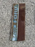 Ford 7700 Hood Panel Tag #7590. Fixed Price $100.00.