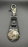 Embassy By Gruen Deer Elk Hunting Pocket Watch, Compass,leather Strap & Clip New. Fixed Price $17.59.