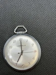 Caravelle By Bulova Mechanical Pocket Watch Manual Wind Silver Dial Runs. Fixed Price $80.00.