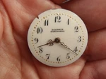 Alliance Horlogere 3 Finger Bridge Pocket Watch Movement Balance Rotates. Fixed Price $33.00.