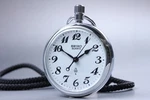 Vintage Mint Seiko 7550-0010 Silver Round Second White 50MM Qz Men's Watch. Fixed Price $149.90.