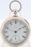 Antique 18S 1885 Waltham 11 Jewel Key Pocket Watch Wm. Ellery Coin Silver Usa. Fixed Price $248.60.