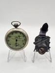 1928 Ingraham Charles Lindbergh New York To Paris Pocket Watch & Compass Fob. Fixed Price $365.00.