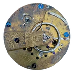 Antique 18S 1866 Waltham Civil War Era Key Pocket Watch Movement P. S. Bartlett. Fixed Price $293.80.