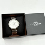 Coach Mint Dress Watch Signature Two Tone Quartz CA.67.7.14.1180S Silver W/ Box. Fixed Price $59.99.