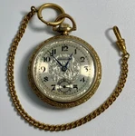 Vintage Stratford Langendorf 6J Jewels Pocket Watch Gold Tone Swiss - Runs!. Fixed Price $119.99.